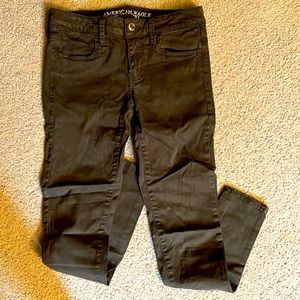 AE Army Green Jeggings